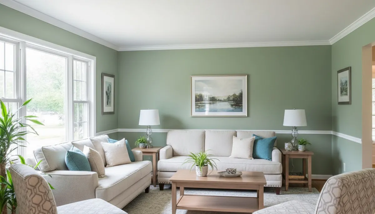 Freshly painted interior walls in Dayton, OH home showing smooth, professional house painting results