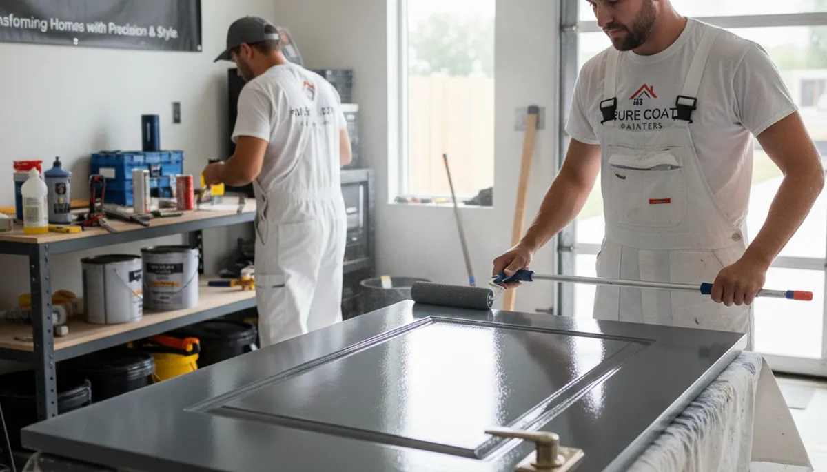 Professional door painting service in Dayton, OH improving curb appeal and exterior protection