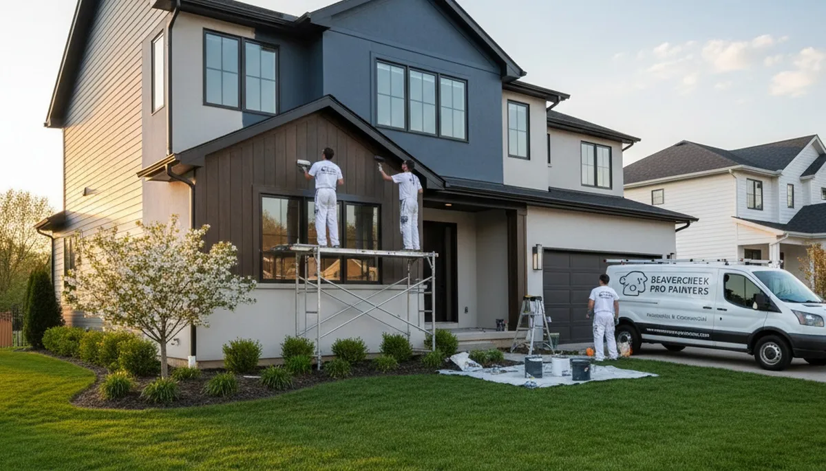 Dayton, OH house painters providing professional interior and exterior painting services