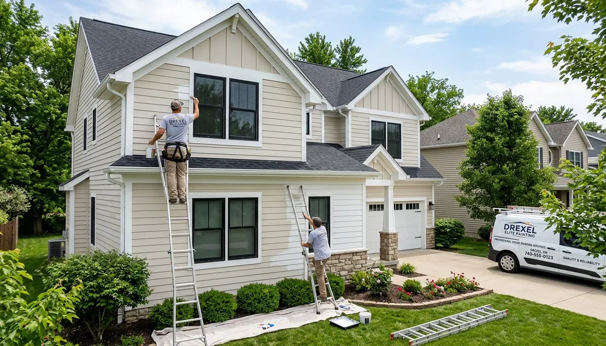 Professional house painters serving Dayton OH homes with expert exterior and interior painting services