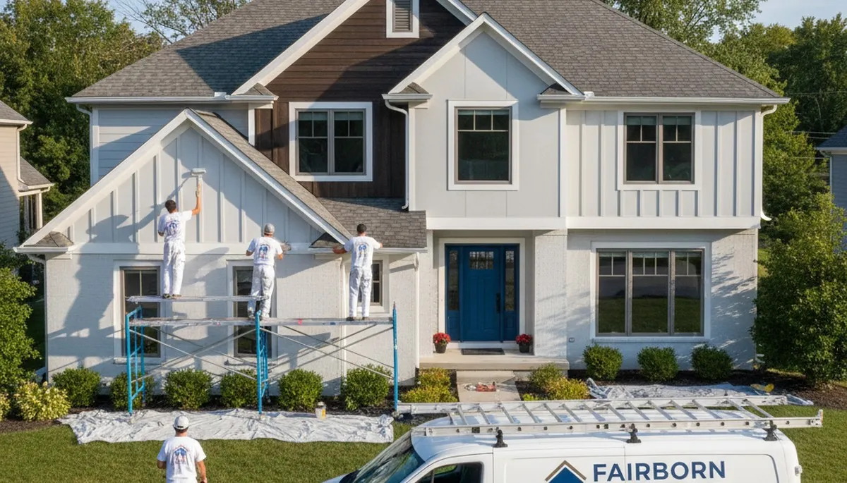 Professional house painters in Dayton OH providing expert exterior home painting services