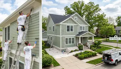 Professional house painters in Dayton OH providing expert home exterior and interior painting services