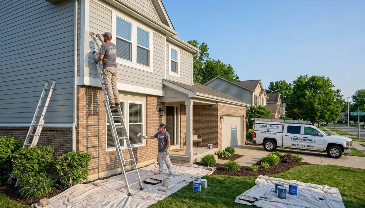 Professional house painters in Dayton OH providing expert residential exterior painting services