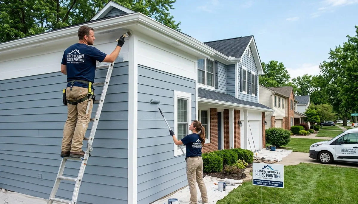 Professional house painters providing exterior painting services in Dayton, OH homes