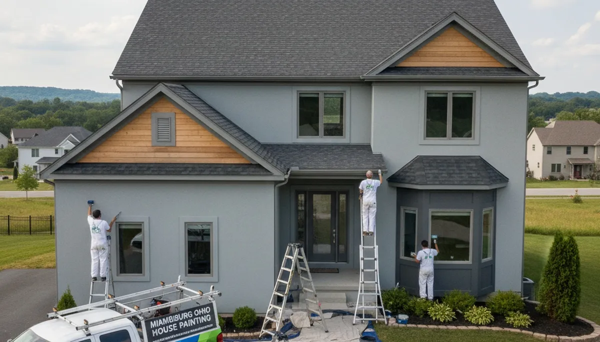 Professional house painters providing exterior painting services in Dayton, OH homes