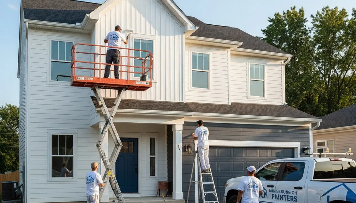 Professional house painters in Dayton OH providing quality exterior and interior painting services