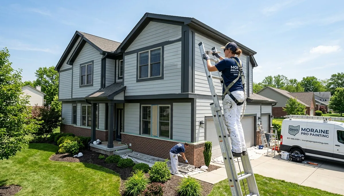 Professional house painters in Dayton OH providing exterior and interior painting services