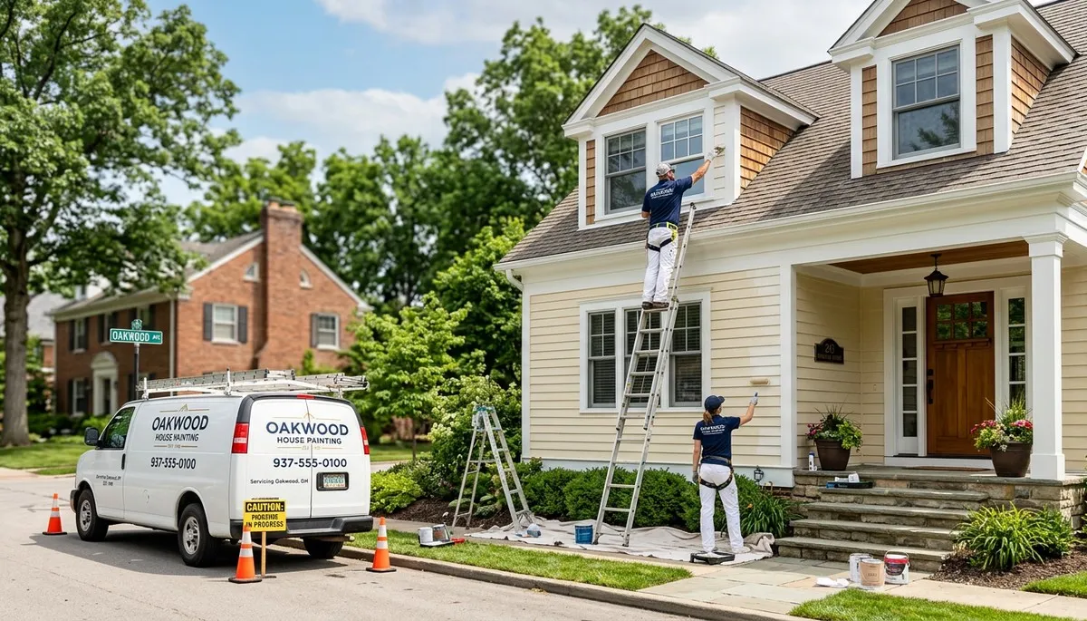 Professional house painters in Dayton OH providing expert exterior and interior painting services