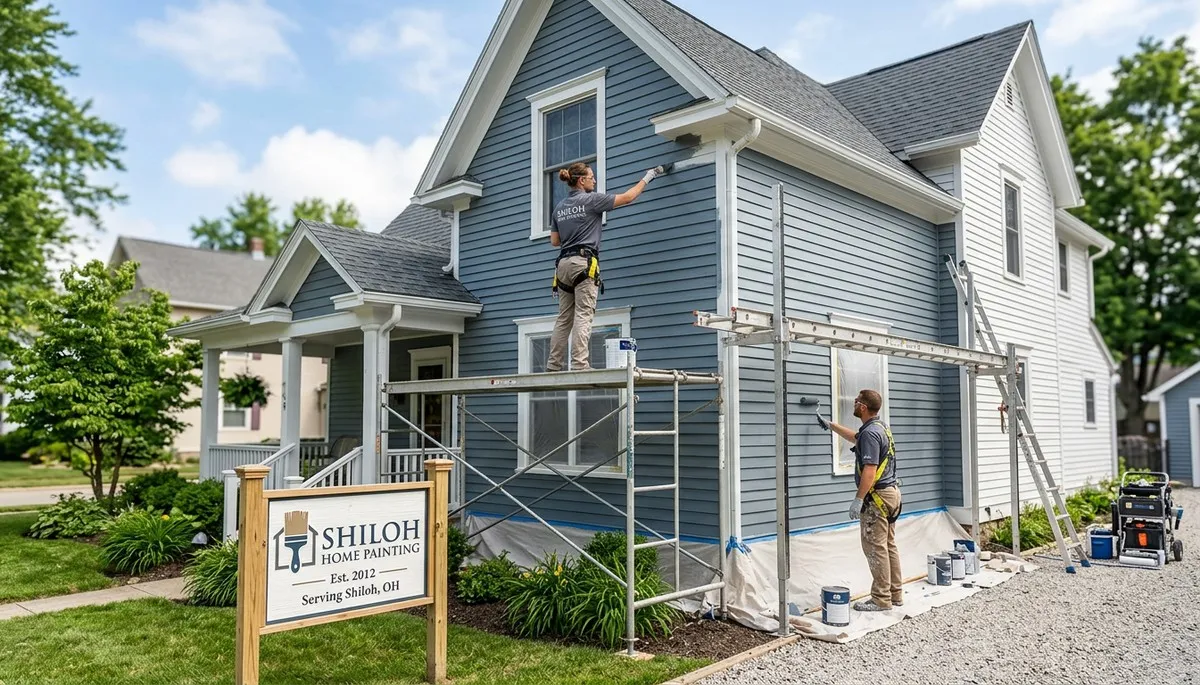 Professional house painters in Dayton OH providing expert residential painting services