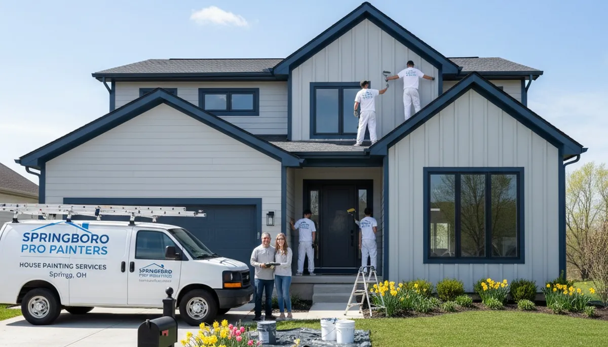 Professional house painting service in Dayton, OH for interior and exterior home painting