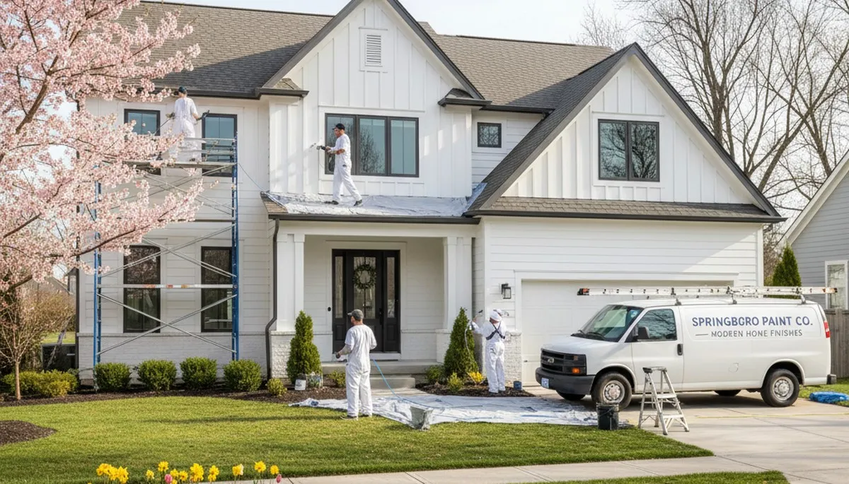 Professional house painting services in Dayton, OH for residential interior and exterior painting projects
