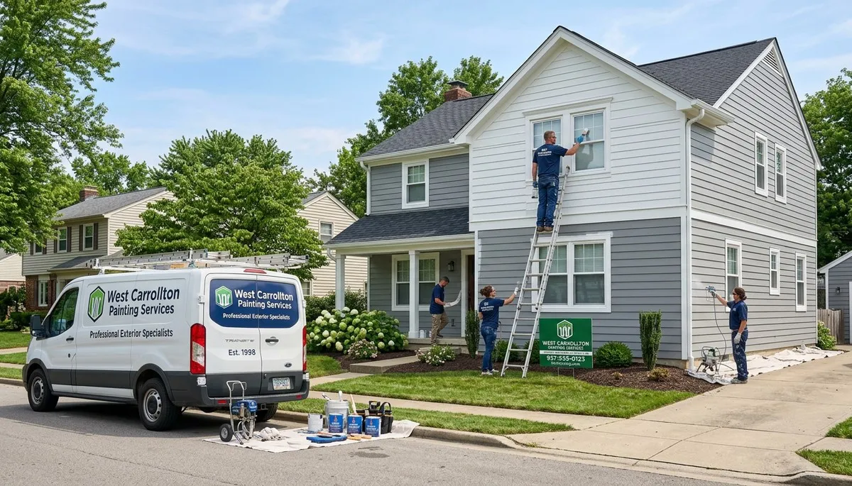Professional house painters in Dayton OH providing exterior and interior painting services